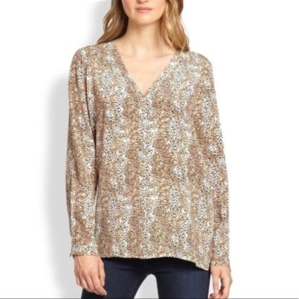 🔥Brand new Joie silk leopard print shirt rare!!🔥